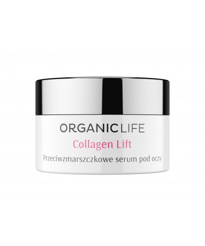 Przeciwzmarszczkowe serum pod oczy Collagen Lift Organic life 15g