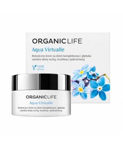 Botaniczny krem na dzień nawilżający Aqua Virtualle Organic life 50g